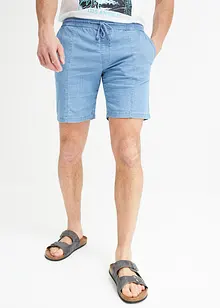 Lange jeans short met elastische band (set van 2), regular fit, John Baner JEANSWEAR