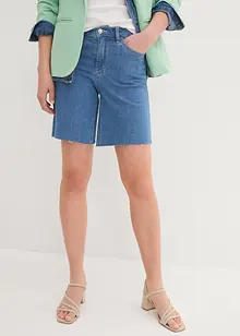 Mid waist jeans bermuda, straight, John Baner JEANSWEAR