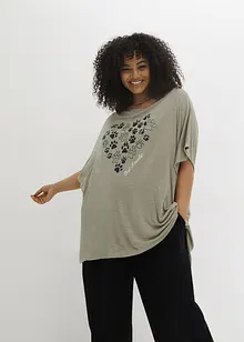 T-shirt van soepele viscose, bonprix