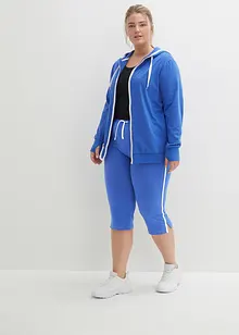 Sport capri in een katoenmix met stretch (set van 2), bonprix