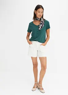 T-shirt in een viscosemix, bonprix