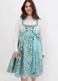 Dirndl met pailletten en schort (2-dlg. set), bonprix