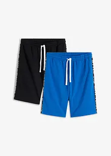 Sweat short (set van 2), bonprix