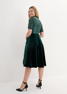 Dirndl met schort met borduursel (2-dlg. set), bonprix