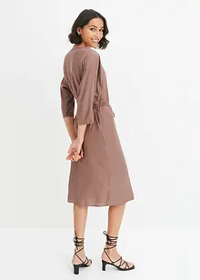 Midi jurk van soepele viscose, bonprix