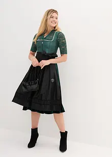 Dirndl schort in suède look, bonprix