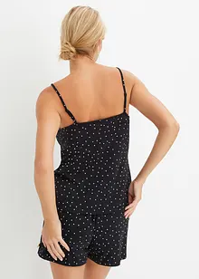 Shortama met sierlijk kant (2-dlg. set), bonprix