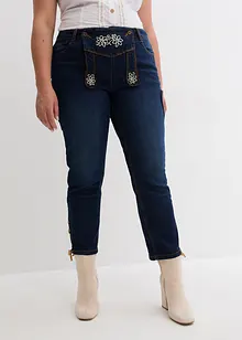 Tiroler 7/8 jeans met borduursel, bpc bonprix collection