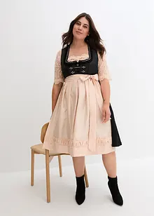 Dirndl schort in suède look, bonprix