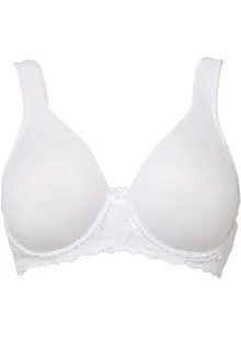 T-shirt-bh met gewatteerde bandjes, bonprix