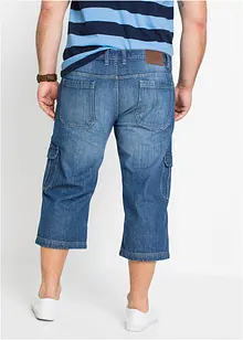 Regular fit 3/4 cargo jeans, straight, bonprix