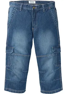Regular fit 3/4 cargo jeans, straight, bonprix