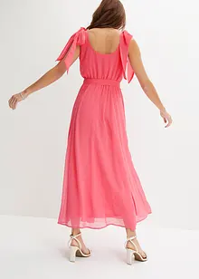 Chiffon jurk met strikdetails, bonprix