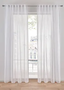 Transparant, effen gordijn (1 stuk), bonprix