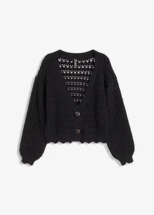 Ajour vest van katoen, bonprix