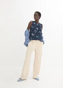 Blousetop van soepele viscose, bonprix