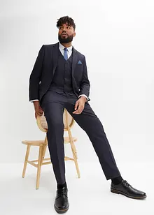 Pak met gilet en stropdas, slim fit (4-dlg. set), bonprix