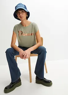 Longshirt van viscosemix, bonprix