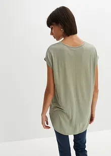Longshirt van viscosemix, bonprix