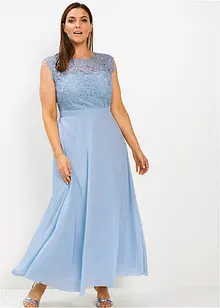 Maxi galajurk met kant, bonprix