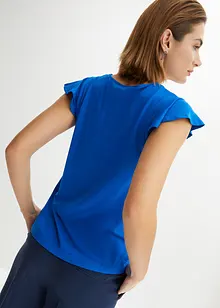 Shirt met kant van viscose, bonprix
