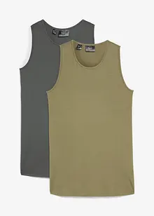 Lange top in een viscosemix (set van 2), bonprix