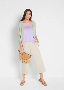 Longshirt van zachte viscose (set van 2), bonprix