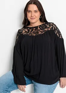 Tuniek met kant, bonprix