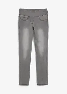 Straight jeans mid waist, super stretch met comfortband, bonprix