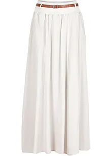 Maxi rok met riem (2-dlg. set), bonprix