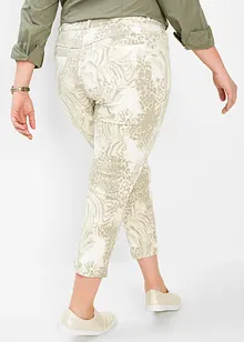 7/8 stretch broek met print, bonprix