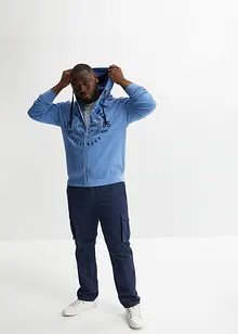 Sweatvest met capuchon en comfort fit, bonprix