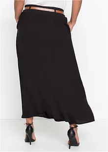 Maxi rok met riem (2-dlg. set), bonprix