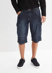 Lichte jeans cargo bermuda, relaxed fit, bonprix