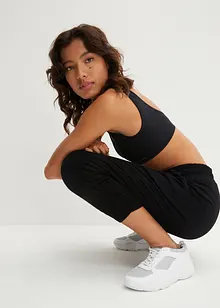 Loungewear harembroek met plooitjes, bonprix