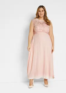 Maxi galajurk met kant, bonprix