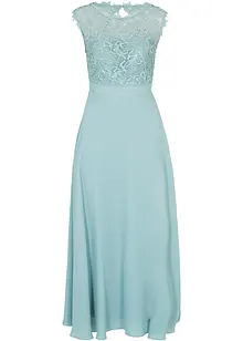 Maxi galajurk met kant, bonprix