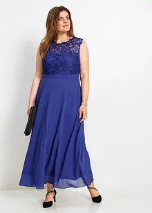 Maxi galajurk met kant, bonprix