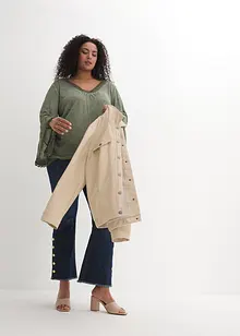 Shirt tuniek met kant, bonprix