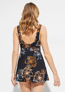 Corrigerende badpakjurk met V-hals, medium corrigerend, bonprix