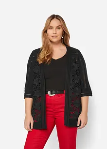 Vest met kant, bonprix