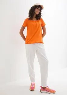 Katoenen shirt, korte mouw, bonprix