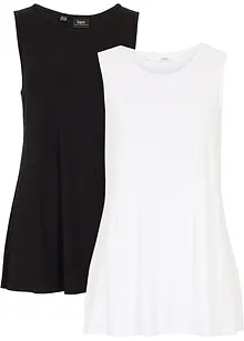 Lange top in een viscosemix (set van 2), bonprix