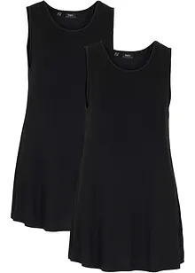 Lange top in een viscosemix (set van 2), bonprix