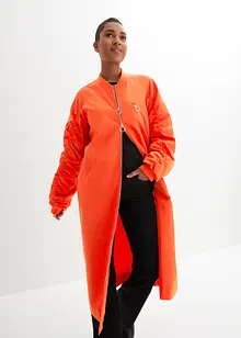 Lange jas met gebreide kraag, bonprix