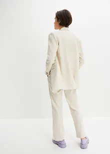 Lange blazer in een linnen-viscosemix, bonprix