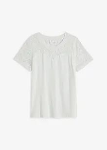 Shirt met kant, bonprix