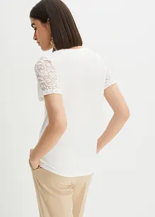 Shirt met kant, bonprix