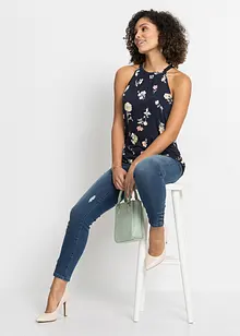 Gedessineerde top  met viscose, bonprix