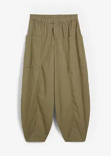 Lichte twill broek in een elastische katoenmix, bonprix